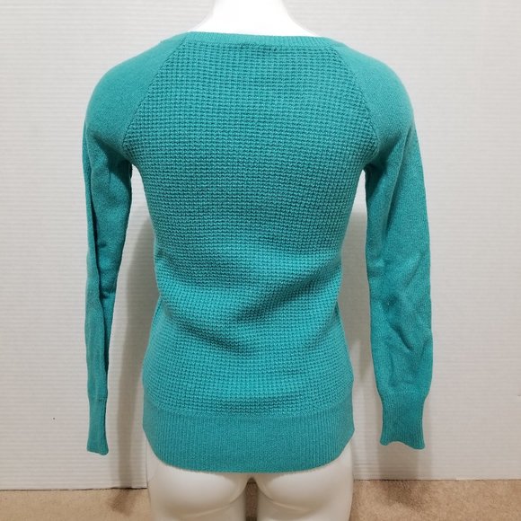 J.Crew sweater XS Factory Warmspun Waffle Crewneck pullover knit - Picture 3 of 13